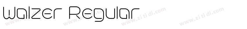 Walzer Regular字体转换